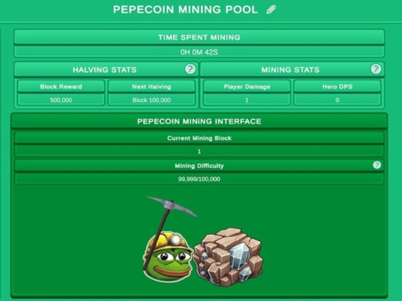 Laro Pepecoin Miner Idle Simulator online