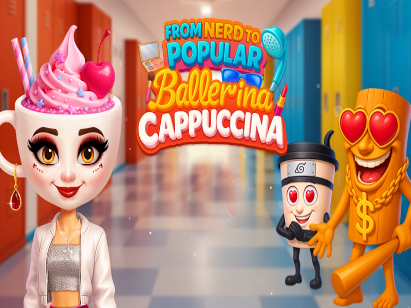 Laro Mula sa nerd hanggang sa tanyag na ballerina cappuccina online