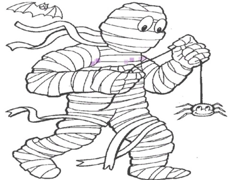 Laro Mummy Coloring Book online