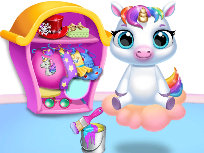 Laro Ang Aking Baby Unicorn - Pony Care 2 online