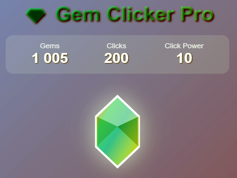 Laro Gem Clicker Pro online