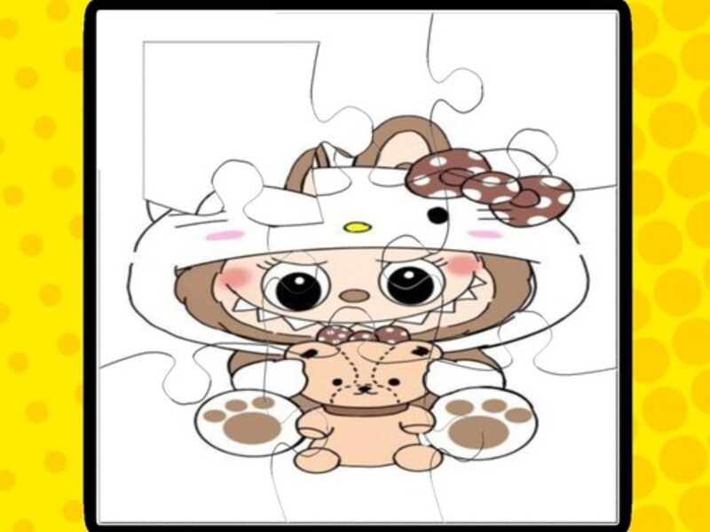 Laro Labubu jigsaw puzzle para sa laro ng mga bata online