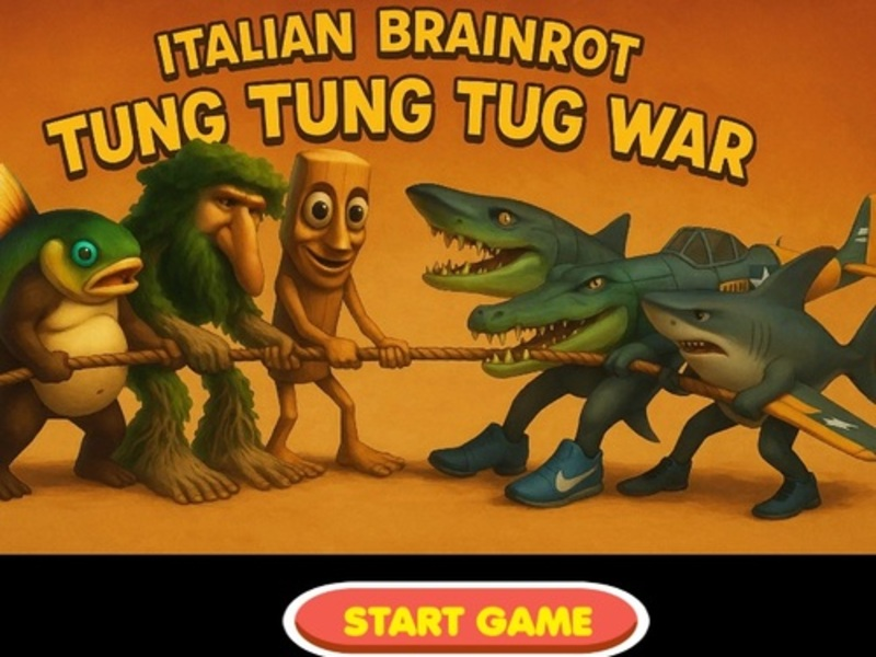 Laro Italian Brainrot Tung Tung Tug War online
