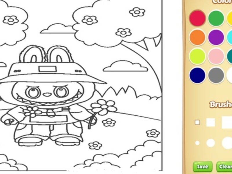 Laro Ang cute na libro ng pangkulay ng labubu para sa mga bata online