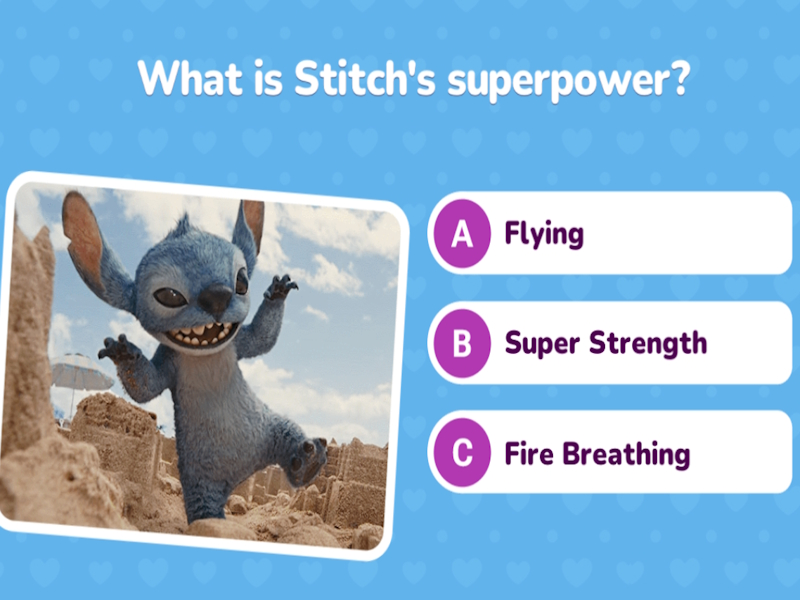 Laro Lilo & Stitch Quiz Hamon online