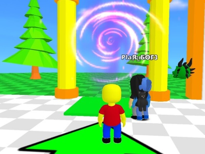 Laro Roblox: Ang sahig ay Lava Hamon online