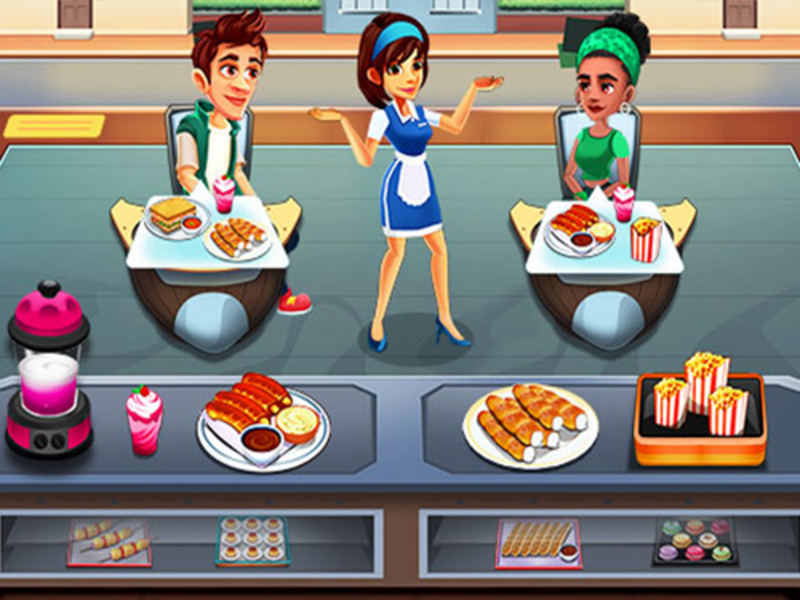 Laro Pagluluto ng cafe chef ng pagkain online