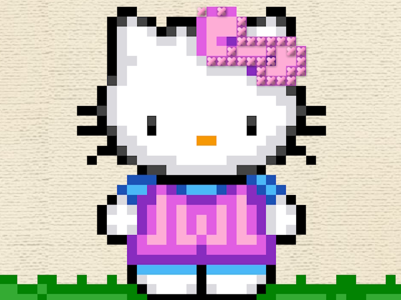 Laro Kumusta Kitty Cross Stitch online