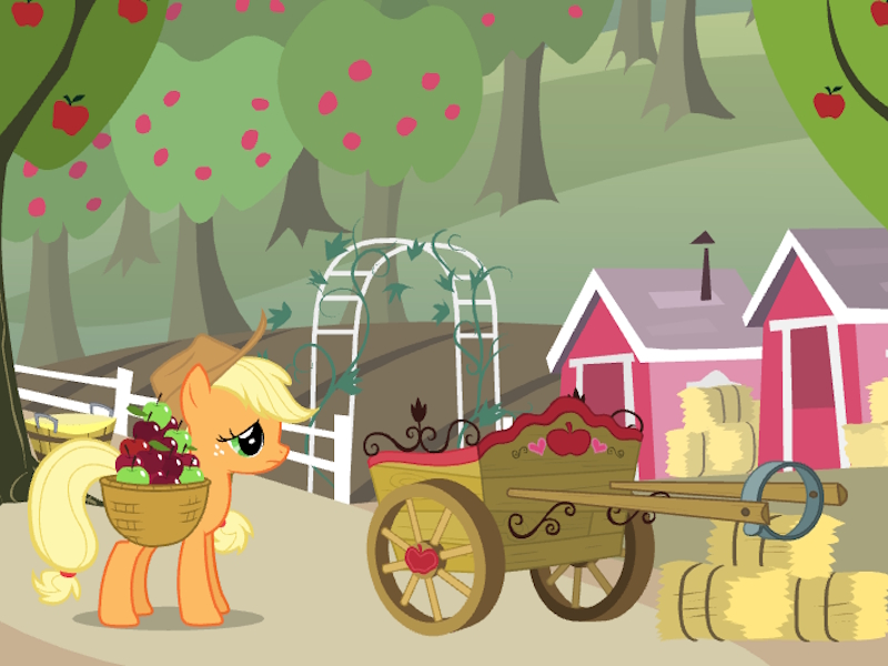 Laro Ang aking Little Pony Applejack's Apple Harvest online