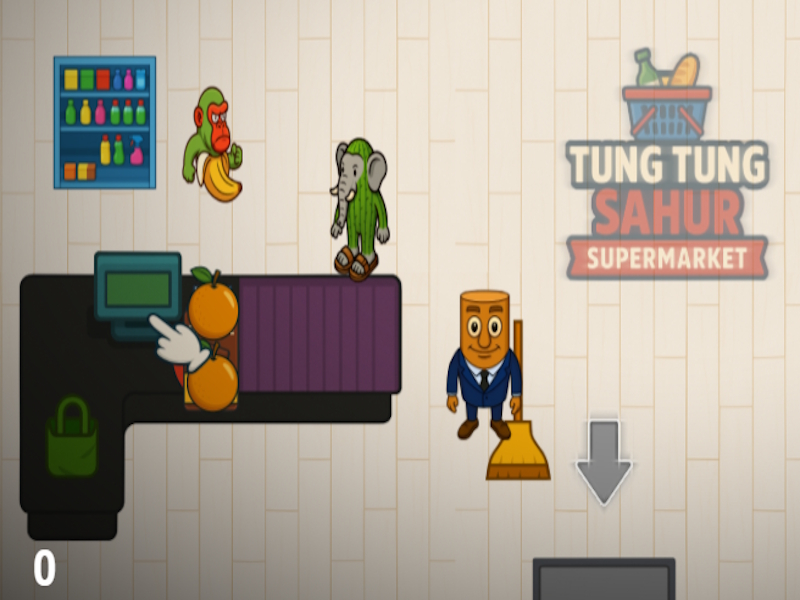 Laro Tung Tung Sahur Supermarket online