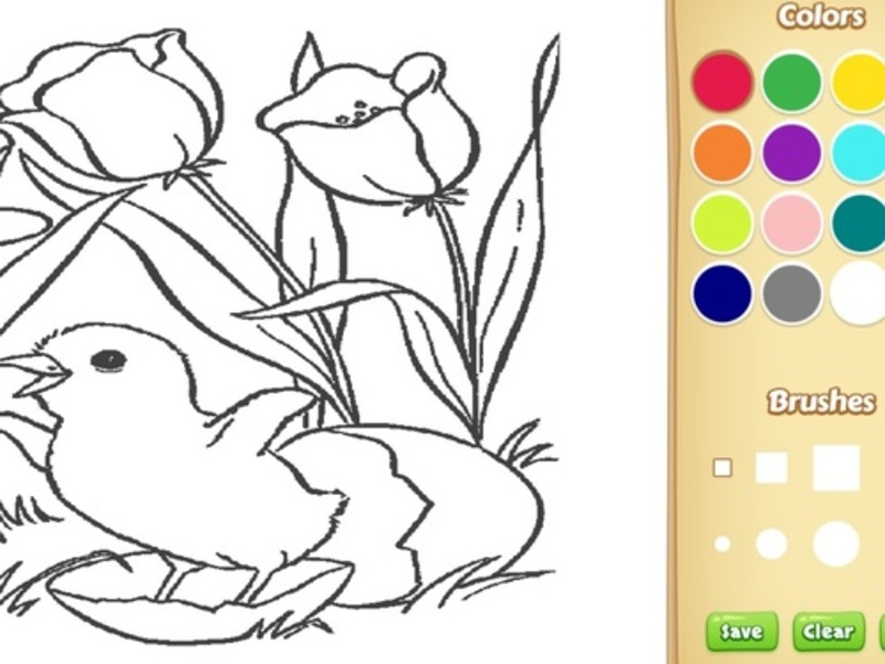 Laro Mga bulaklak na pangkulay ng libro para sa mga bata online